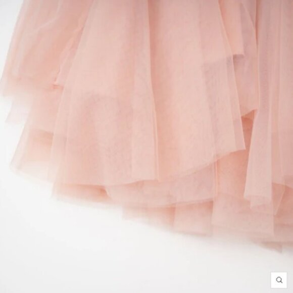 Ulrique Pink Lace Corset Tulle Maxi Dress - Size Small - Picture 3 of 12